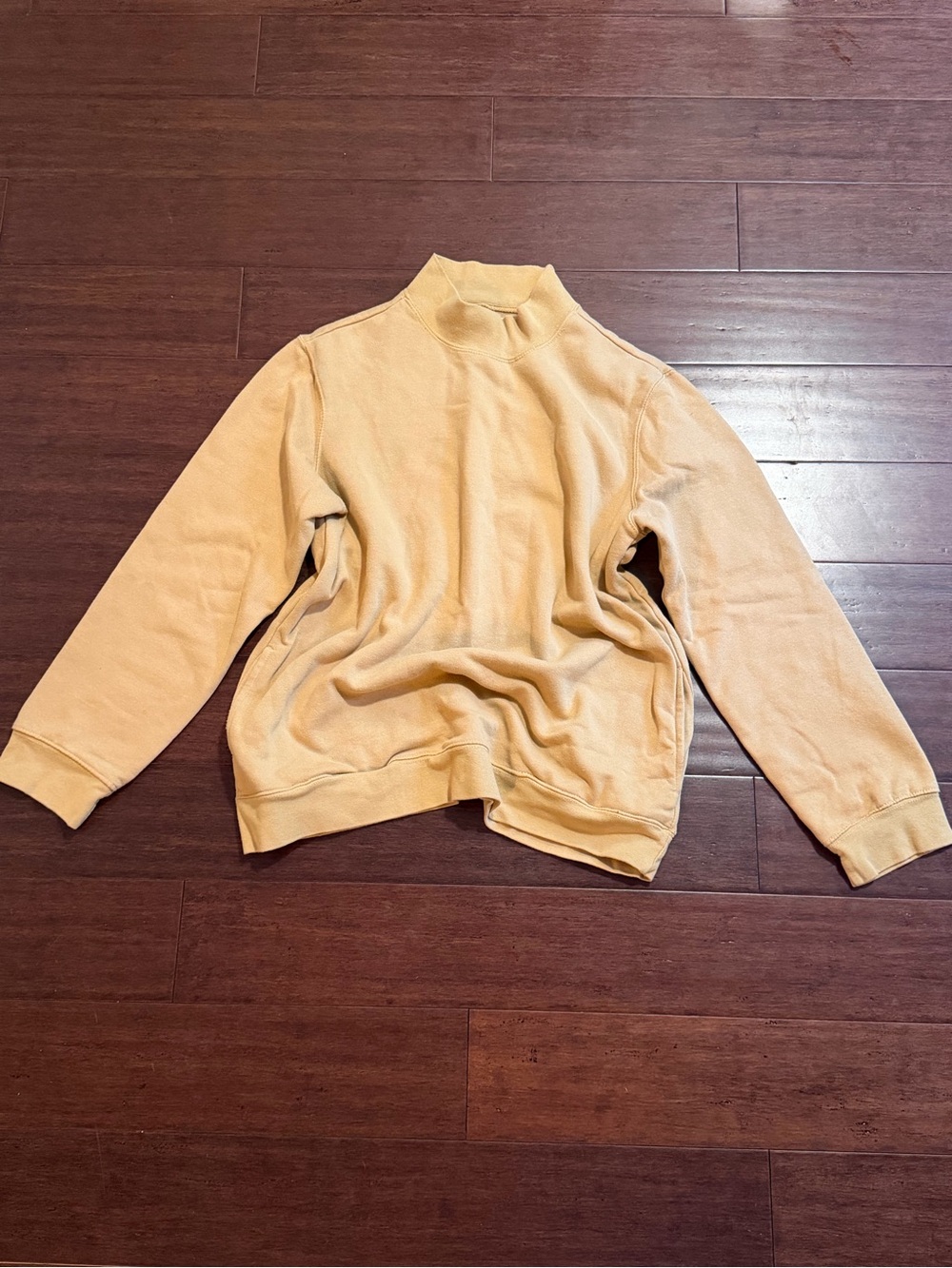 PacSun Mustard Yellow Turtleneck Sweatshirt